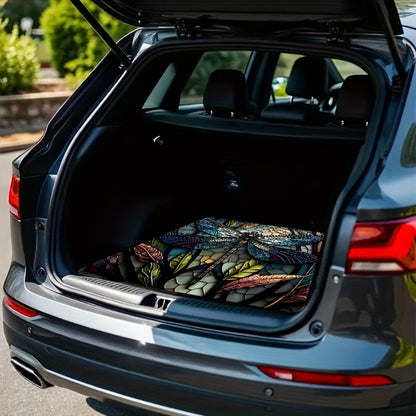 Various Patterns Car Trunk Mats, Non-slip and Durable Cargo Liner with Distinctive Designs, Waterproof Car Trunk Floor Mats To Protect The Vehicle Interior From Dirt, Spills and Scratches