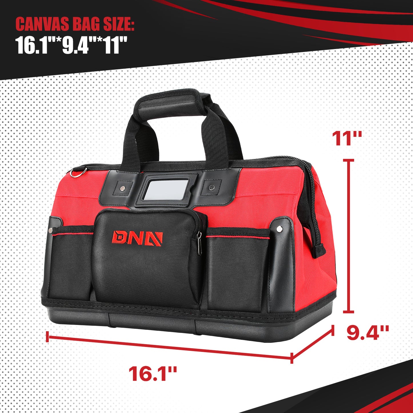 44-Piece Tool Set - Cordless Screwdriver and Household Tool Kit with Canvas Storage Bag for DIY Home Repairing, Gift for Women Girls Ladies
