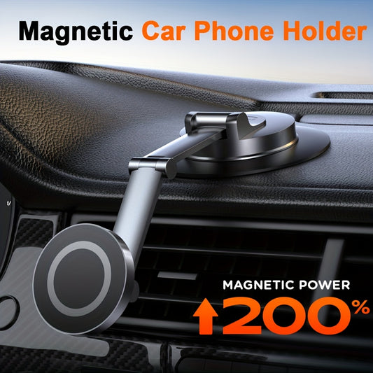 Magnetic Car Phone Holder Mount Phone Mount for Car Dashboard Cell Phone Holder Fit for iPhone Smartphone