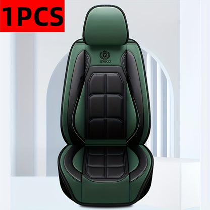 1pc, 2pcs, 5pcs, Advanced Faux Leather Car Seat Cover, Imitation Faux Leather Car Seat Cover, Protective Seat Cover, Suitable For Cars, SUVs, Vans And Trucks, Dirt-resistant, Send Gifts To Relatives