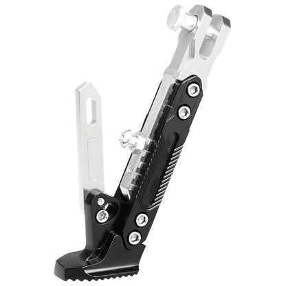 Motorcycle Kickstand Adjustable Side Stand – Aluminum Alloy, 330 LB Capacity, Universal Fit for Street Bikes Scooters Cruisers, 8 Colors