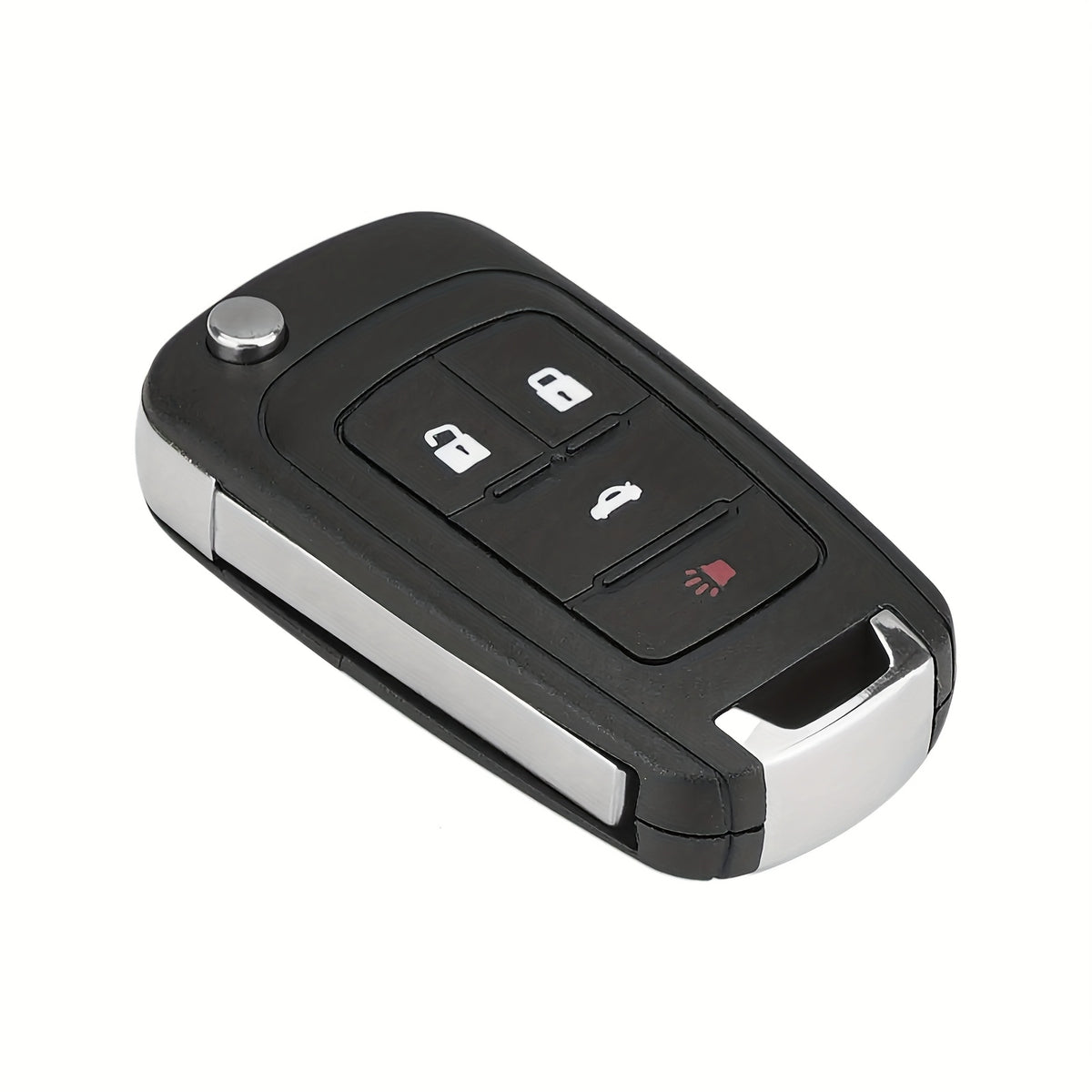 Chevy Buick GMC Key Fob Replacement – 2pcs Flip Remote OHT01060512 315MHz 4-Button, Fits Camaro Equinox Malibu Impala Cruze Encore LaCrosse Terrain 2010-2022
