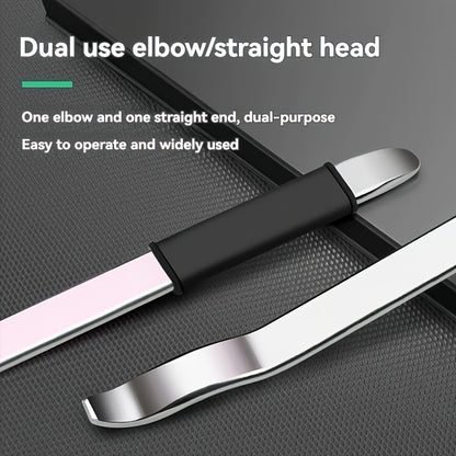 Professional Heavy Duty Metal Tire Pry Bar with Non Slip Rubber Handle Tire Removal Tool for Efficient Car Maintenance Home Garage and Auto Repair Safe Tire Replacement Sturdy Tool Design Durable Construction