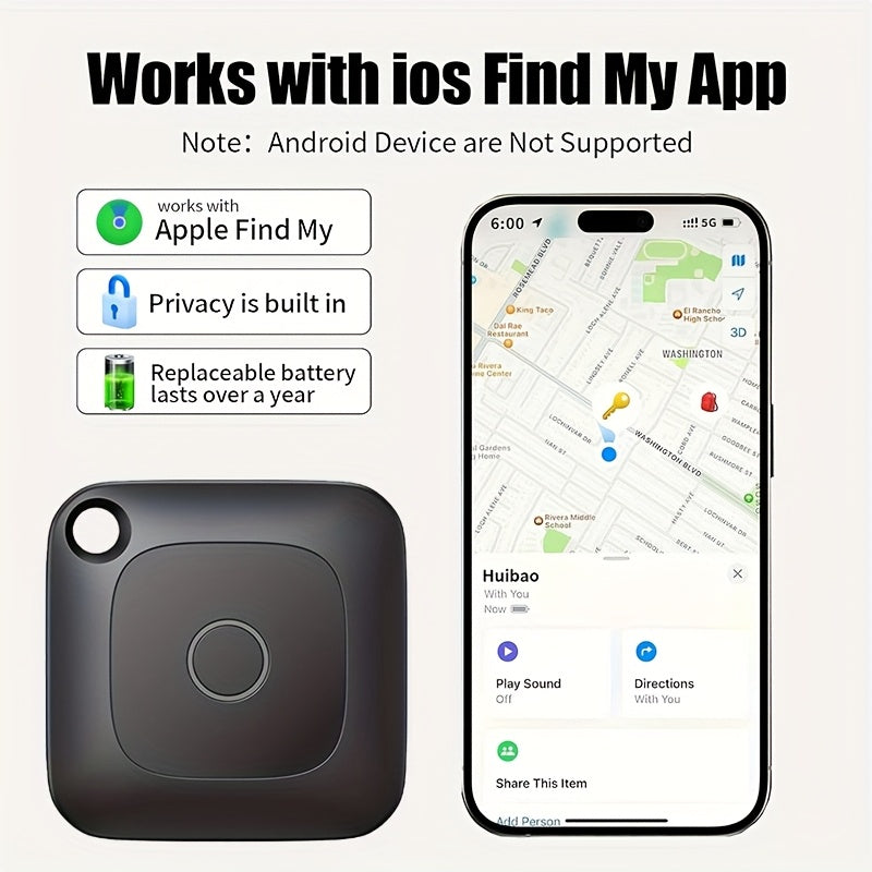 1/4pcs Real-Time GPS Smart Anti-Lost Device Locator - No Installation Required, Suitable for Pets, Elderly, And Children, Compatible with IOS System