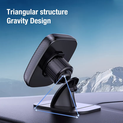 [Magnetic Phone Holder] VUXS Powerful Magnet Phone Holder, Used for Dashboard, Rotatable Magnetic Phone Holder, Compatible with iPhone, Samsung And Other Phones, with 4 Metal Plates And 4 Reinforced Magnets, High-Quality Magnetic Phone Holder