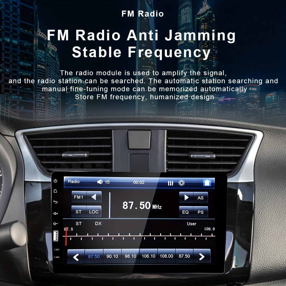 Hikity 1 din MP5 Player 9-Inch HD Touch Screen 1DIN Auto audio USB TF Card For Universal Autoradio Multimedia Player+Rear view Camera (optional)