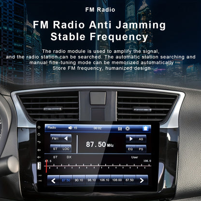 Hikity 1 din MP5 Player 9-Inch HD Touch Screen 1DIN Auto audio USB TF Card For Universal Autoradio Multimedia Player+Rear view Camera (optional)