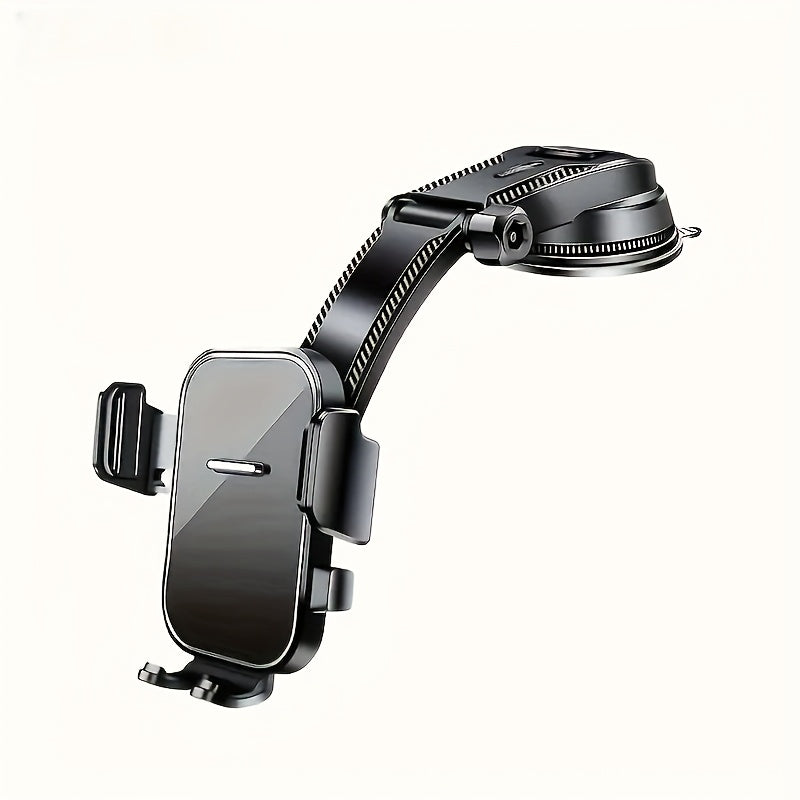 An Upgraded Version of a Chic Model Car Phone Holder That Can Be Adjusted for Both Horizontal And Vertical Positions. This Universal Suction Cup Holder Is Stable for Car Navigation And Fits All Mobile Phones, Making It Perfect for Your Car Dashboard