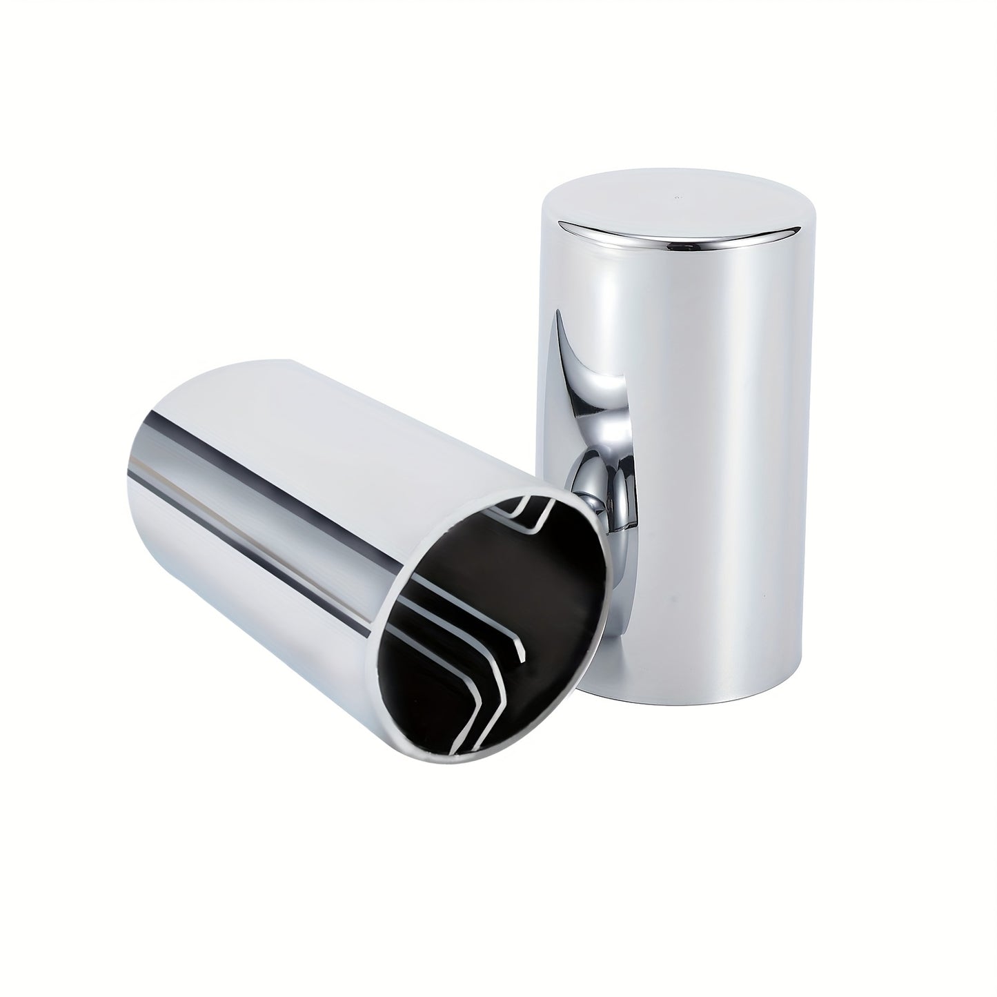 20pcs, 40pcs, Or 60pcs of 33Mm X 3 1/2" Lug Nut Covers Made from ABS Chrome Plastic, Designed for Push-On Fit for Hub Piloted Wheels, Complete Axle Cover Kits, And Lug Nut Covers Suitable for Semi Trucks And Trailers