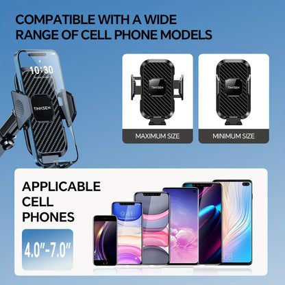 Upgraded Truck Magnetic Mobile Phone Stand - Adjustable Arm with Ergonomic Grip, Strong Suction Cup And Elliptical Design, Compatible with iPhone, Samsung, Android Smartphones, General Motors, Fashion Accessories, Texture Anti Slip Pad