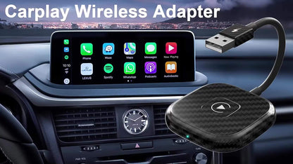 Wireless CarPlay Adapter for iPhone – Plug & Play USB Dongle, Converts Wired CarPlay to Wireless, Auto-Connect, No App Needed for Music, Calls & Navigation