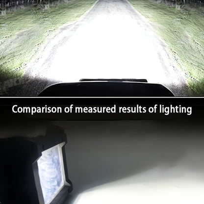 Two 10-Inch LED Light Bars Plus Four 4-Inch Work Pods for Off-Road Trucks, Suitable for Jeeps, Utes, 4Wds, And Atvs, Without Battery