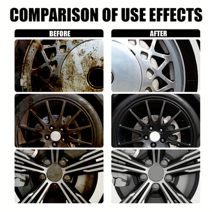 Wheel & Rim Iron Remover Spray – 6.76 oz + Towel Kit, Brake Dust & Rust Remover, Safe for Chrome Paint Alloy Wheels, Car Detailing Must-Have