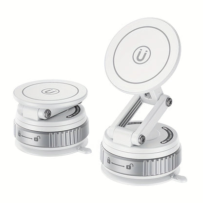 360-Degree Rotatable Magnetic Phone Holder - Compatible with for All Smartphones And Vehicles, Works with Iphone 16/15/14/12 - Compact And Foldable Car Mount with Strong Grip - Trendy Car Accessory