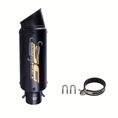 ANMIEN Sturdy Motorcycle Exhaust Pipe - 51/60Mm Diameter, Made of Stainless Steel, Compatible with NMAX 125/155, for Suzuki GSX650F, GSX1250, GSX650R, Motorcycle Exhaust, Enhances Vehicle Performance, Stylish Exhaust Design