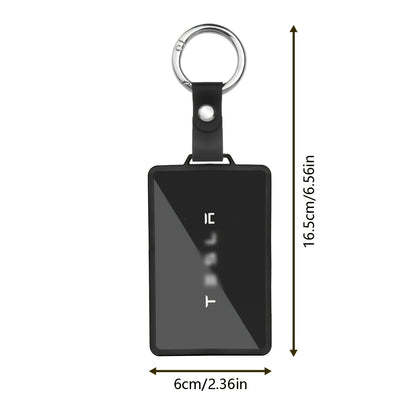 TPU Key Card Holder for Tesla Key Card, Suitable for Model S/X/3/Y Cybertruck Key Card. Key Card Holder Case for Tesla Model 3 for Model Y S/X Soft TPU Full Protection Key Fob Cover Shell Additions Key Chain 2pcs.