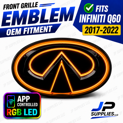 Infiniti RGB Color Changing & LED Emblems - Multiple Models, Years & Styles