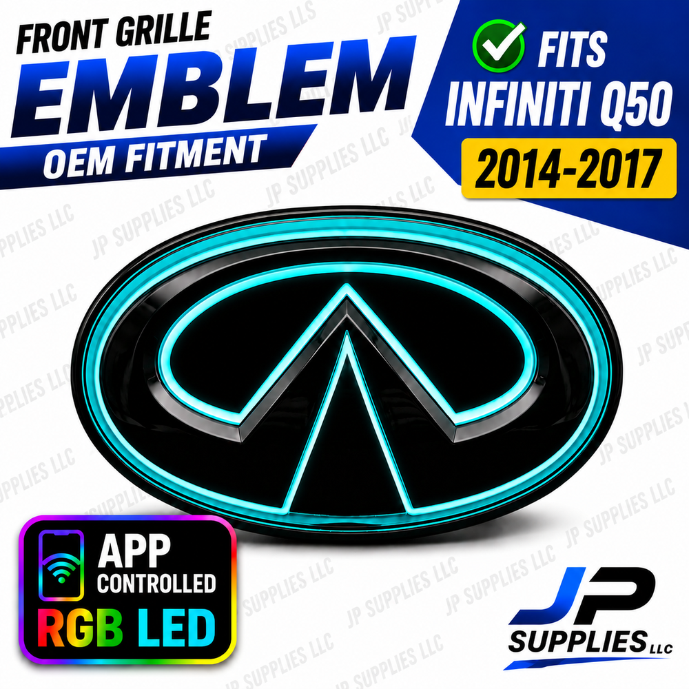 Infiniti RGB Color Changing & LED Emblems - Multiple Models, Years & Styles
