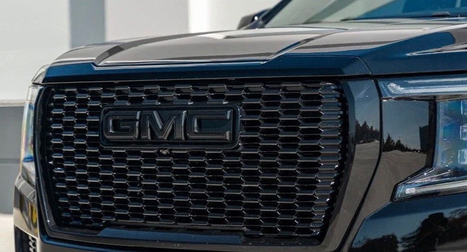 2021-2024 Only GMC Yukon Yukon XL GM Front & Rear All Black Emblem Kit 84729912