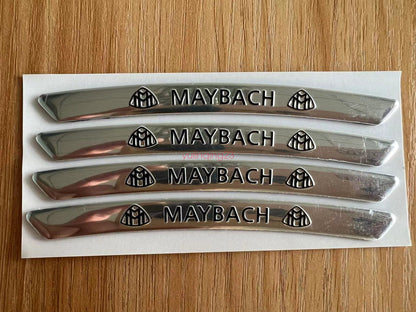 4PC FOR Mercedes Maybach Edition Sport Wheels Badge 3D Sticker Emblem Decoration