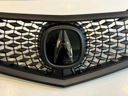 For 2018-2020 Acura TLX Front Grille Assembly All Black + OEM Take-Off Emblem