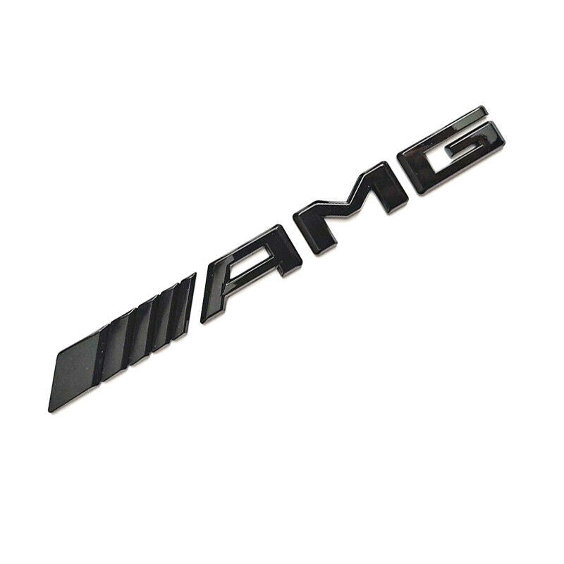 S63 AMG Rear Star Emblem Badge Logo Black Set Mercedes Benz W222 S63 AMG SEDAN