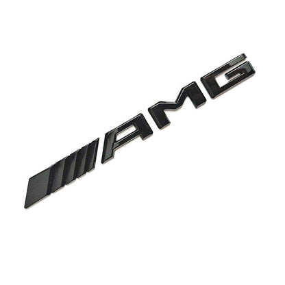 S63 AMG Rear Star Emblem Badge Logo Black Set Mercedes Benz W222 S63 AMG SEDAN