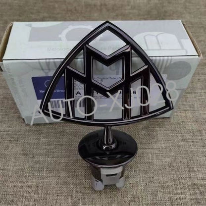 Gloss Black GLS600 Maybach Set Front Fender Rear Emblems Badge For Mercedes Benz