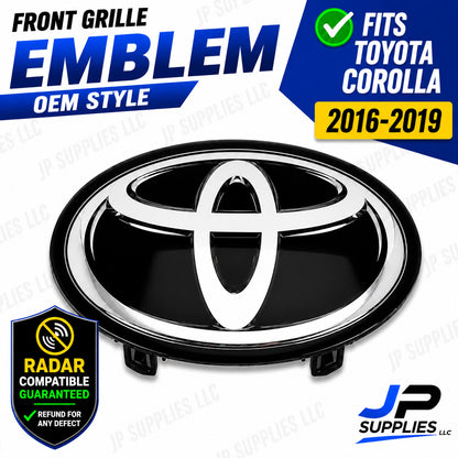 Toyota Corolla 2016-2019 Front Grille Emblem Radar ACC Compatible 53141-42021