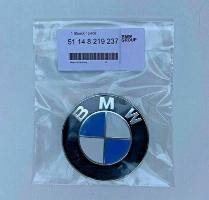 BMW 74mm Roundel Emblem trunk symbol 51148219237 NEW