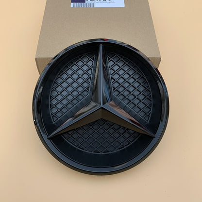For Mercedes-Benz W205 W212 W218 W246 C117 Front Grille Star Emblem Black Badge