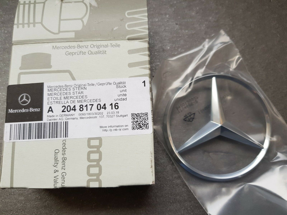 Genuine Mercedes-Benz x204 GLK Rear Trunk Boot Emblem Badge star A2048170416