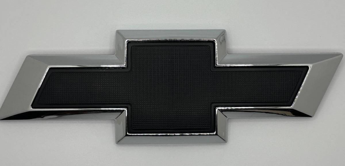 Fits 2015-2020 Chevrolet Tahoe Suburban Black Bowtie Emblem Front Rear 84722856
