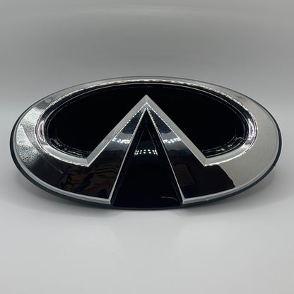 Fits Infiniti Q50 2018-2024 Chrome Front Grille Emblem 62890-4HB0A 62866-6HH0A