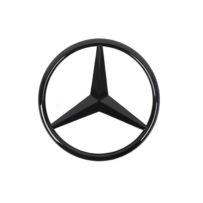 S63 AMG Rear Star Emblem Badge Logo Black Set Mercedes Benz W222 S63 AMG SEDAN