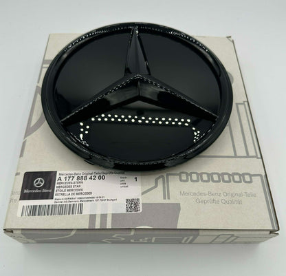 MERCEDES A CLASS W177 GENUINE FRONT BUMPER GRILL BADGE A1778884200/A0008880400