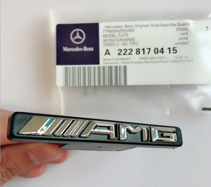 NEW Front Vertical Strip General Grill Decal Sticker Badge For Mercedes Benz AMG