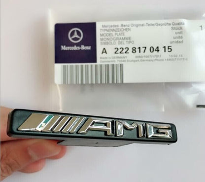 NEW Front Vertical Strip General Grill Decal Sticker Badge For Mercedes Benz AMG
