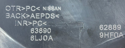 NISSAN ALTIMA Rogue Sentra Versa NON-RADAR Emblem OEM 62890-6LJ0A 62889-9HF0A