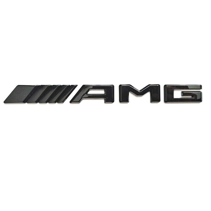 S63 AMG Rear Star Emblem Badge Logo Black Set Mercedes Benz W222 S63 AMG SEDAN