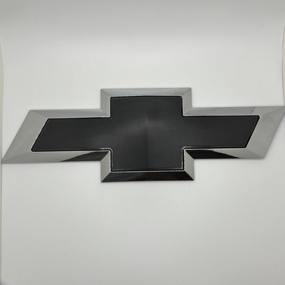 Fits Chevy Silverado Colorado Rear Tailgate Bowtie Emblem Black Chrome 2014-2019