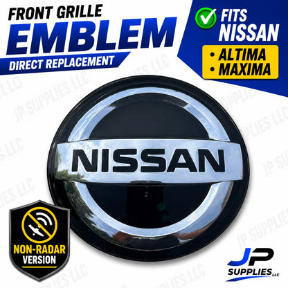 NISSAN ALTIMA Maxima NON-RADAR Front Emblem OEM 62889-6CA0A 62890-HV20A
