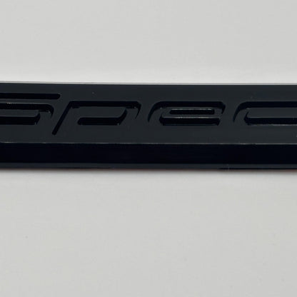 Black & Red 1PC For Acura A-Spec Aspec Fender Rear Badge Sport Emblem Sticker