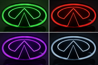 Fits Infiniti G37 G37X G25 Q40 Sedan 2010-2015 RGB LED Grille Emblem