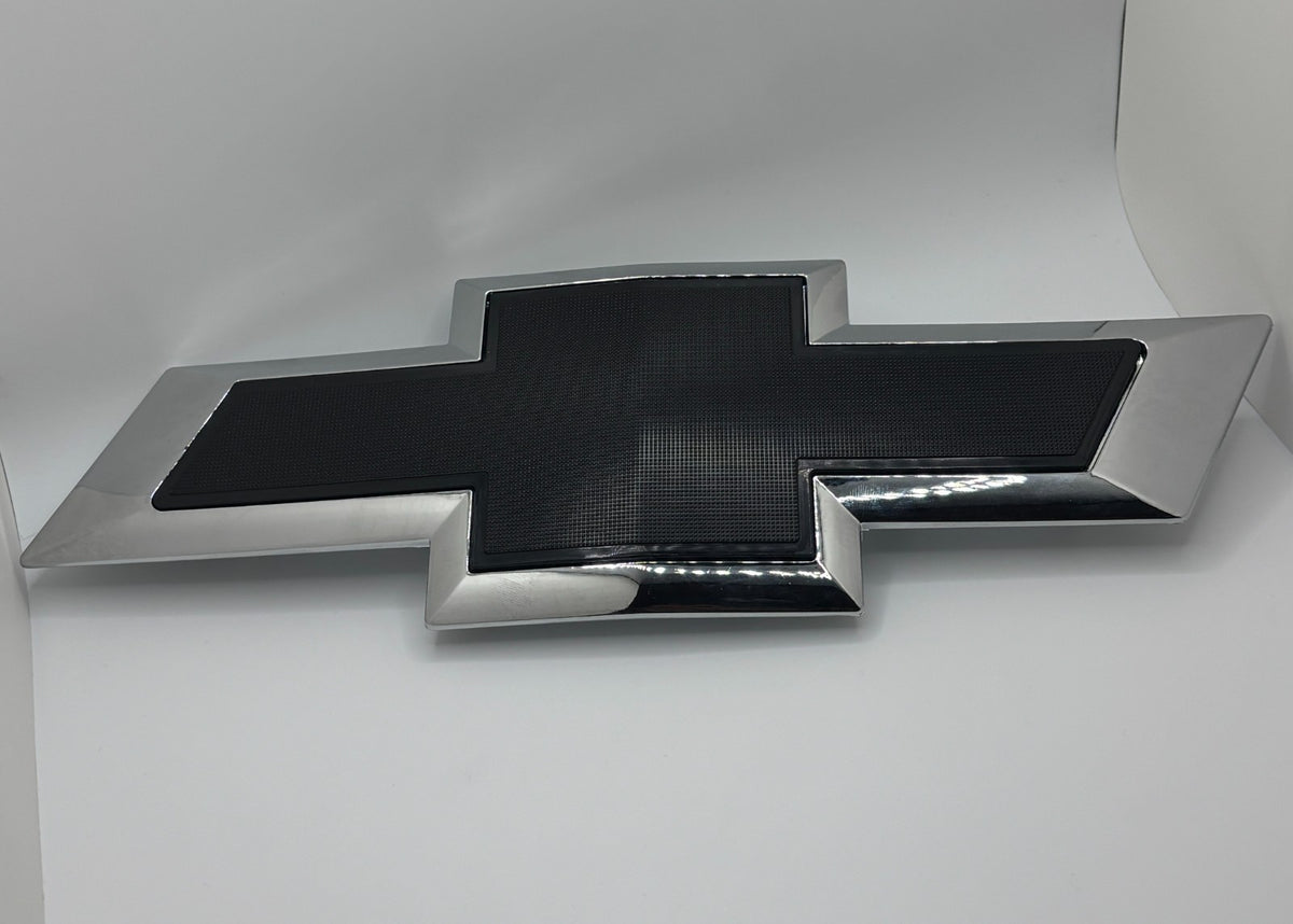 Fits Chevrolet Silverado 1500 2500HD 3500HD Front Black Bowtie Emblem 2014-2018