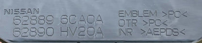 NISSAN ALTIMA Maxima NON-RADAR Front Emblem OEM 62889-6CA0A 62890-HV20A