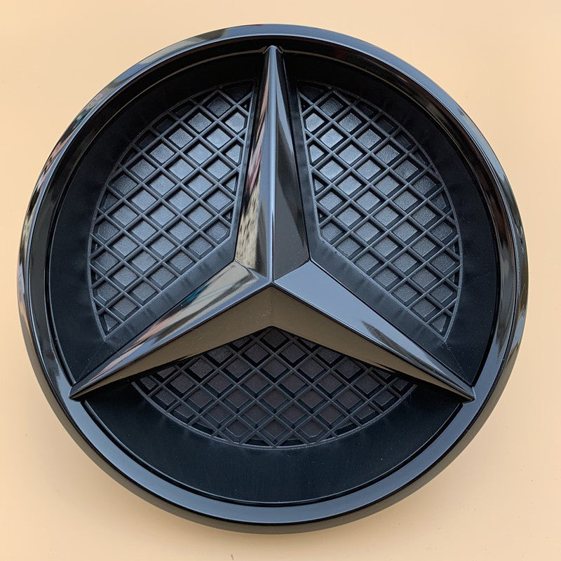 For Mercedes-Benz W205 W212 W218 W246 C117 Front Grille Star Emblem Black Badge