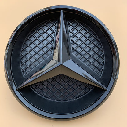 For Mercedes-Benz W205 W212 W218 W246 C117 Front Grille Star Emblem Black Badge