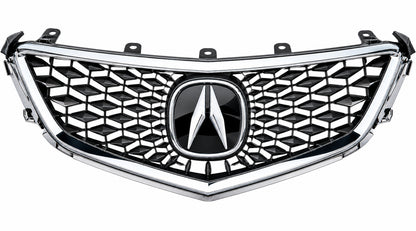 For 2015-2017 Acura TLX 2018-2020 Style Black Front Grille Chrome OEM Emblem